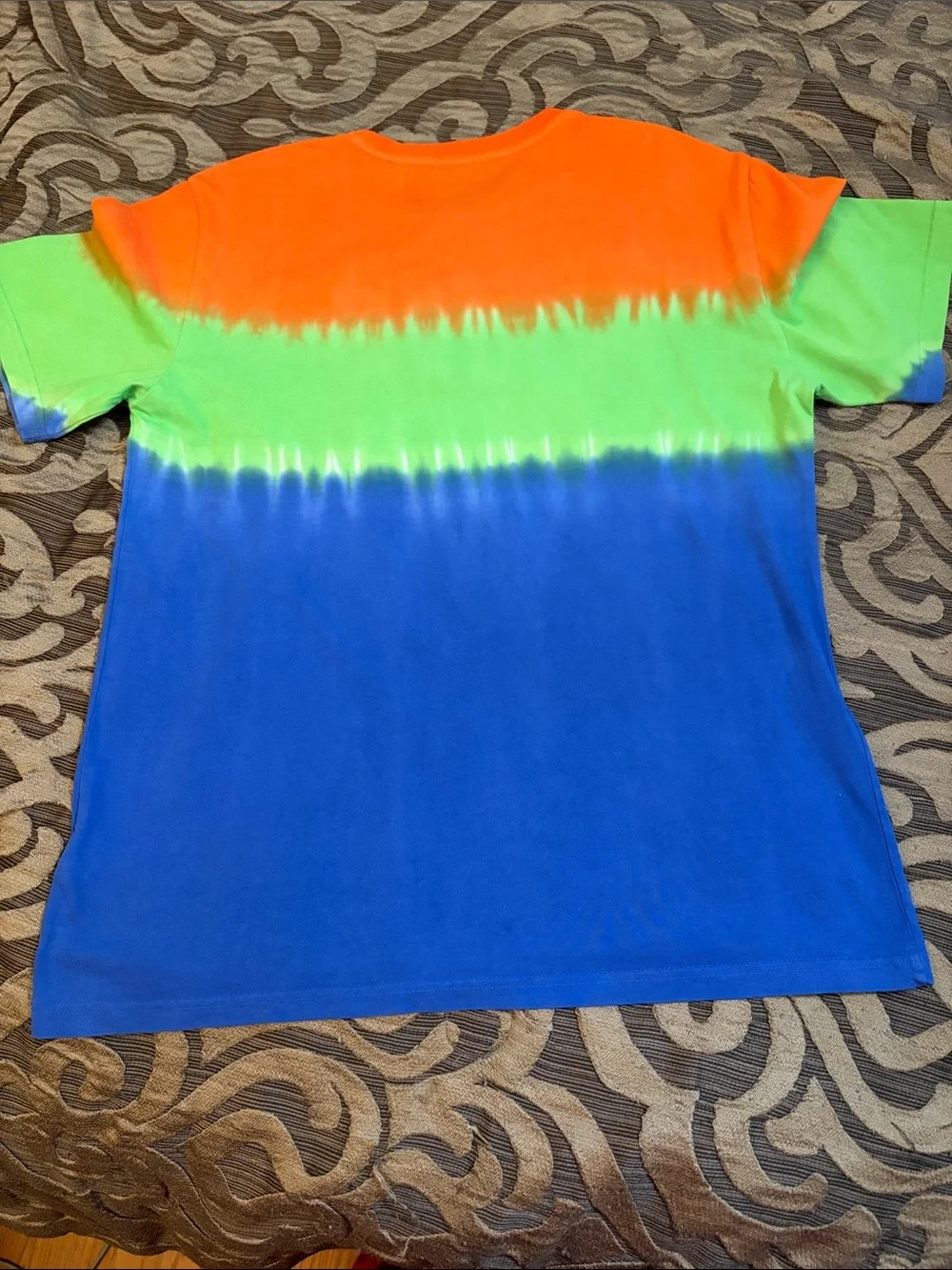 Ralph Lauren Tie-Dye Polo Bear Tee & Shorts set - Orange, Green, Blue